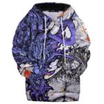 Kaidou Beast Emperor Dragon Art Kids Hoodie Jacket
