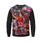 Kaidou Of The Beasts Vs Monkey D. Luffy One Piece Sweater