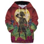 Luffy And Usopp Nakama Japanese Art Kids Hoodie