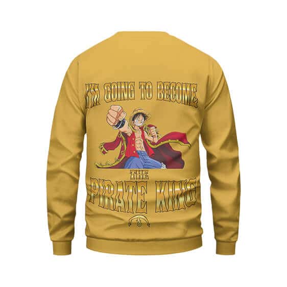 Luffy Epic Line I’m Going To Be The Pirate King Crewneck Sweater