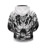 Luffy Gear Fourth Snakeman Manga Drawing Dope Zip Up Hoodie