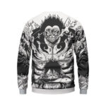 Luffy Gear Fourth Snakeman Manga Monochrome Art Sweater