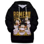Luffy Goku Naruto Ramen Shonen Contest Kids Hoodie