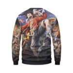 Luffy Gomu-Gomu Attack And Big Mom Epic Clash Sweater