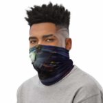 Midnight Ship Sailing Thousand Sunny Straw Hat Neck Gaiter