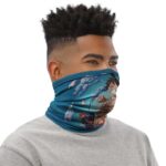 Monkey D. Luffy Attack Wano Country Arc Blue Tube Mask