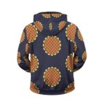 Monkey D. Luffy Dressrosa Arc Sunflower Cosplay Zip Up Hoodie