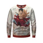 Monkey D. Luffy Gomu Gomu No Mi Attack Crewneck Sweatshirt