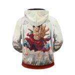 Monkey D. Luffy Gomu Gomu No Mi Attack Zip Up Hoodie