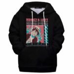 Monkey D. Luffy Retro Colors Art Kids Hoodie