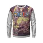 Monkey D. Luffy With Adult Momonosuke Dragon Form Sweater