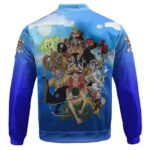 Mugiwara Pirates Crew Art Vibrant One Piece Bomber Jacket