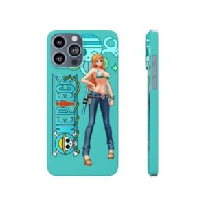 Nami Cat Burglar One Piece Logo iPhone 13 Fitted Cover
