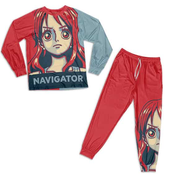 Navigator Of The Straw Hat Pirates Nami Hope Art Pajamas Set