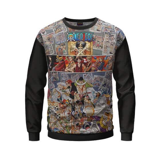 One Piece Anime Characters Dope Image Design Sweatshirt
