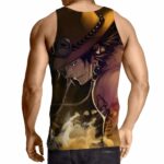 One Piece Awesome Ace Fire Fist Burning Around Tank Top