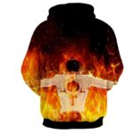 One Piece Awesome Ace Fire Fist White Beard Tattoo Hoodie