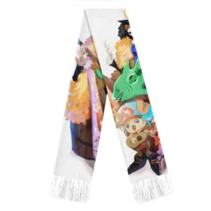 One Piece Brook And Chopper Playing Guitar Cute Wool Scarf