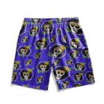 One Piece Brook Skull Pattern Men's Swim Trunks