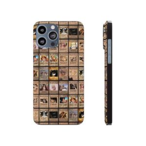 One Piece Characters Wanted Posters iPhone 13 Cover