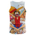 One Piece Complete Straw Hat Pirates Crew Awesome Tank Top