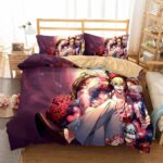 One Piece Corazon Donquixote Rosinante Heart Seat Bedding Set