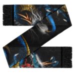 One Piece Emperor Kaido Dragon Form Badass Wool Scarf