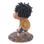 One Piece Funny Monkey D. Luffy Beaten Up Chibi Toy Figurine