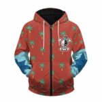 One Piece Iron Man Franky Costume Cosplay Zip Up Hoodie
