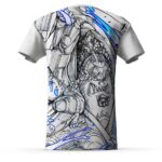 One Piece Jinbe Fishman Karate Manga Style Tees
