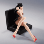 One Piece Luffy And Hancock Casual Attire In Sofa Statue Figure