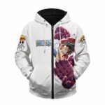 One Piece Luffy Gear Fourth Attack Badass Zip Up Hoodie