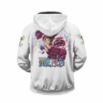 One Piece Luffy Gear Fourth Attack Badass Zip Up Hoodie