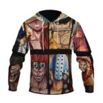 One Piece Luffy Zoro Worst Generation Members Badass Hoodie
