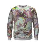 One Piece Main Characters Mugiwara Pirates Art Sweatshirt
