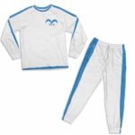 One Piece Marine Uniform Cosplay Stylish White Pajamas Set