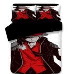 One Piece Monkey D. Luffy Serious Stare Dope Bedding Set