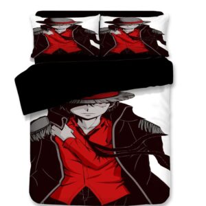 One Piece Monkey D. Luffy Serious Stare Dope Bedding Set