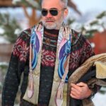 One Piece Mr. Bon Clay Map Background Design Wool Scarf