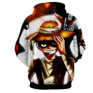 One Piece Roroya Sauron Hoodies - Pullover Red Bleed Hoodie - Anime Hoodie  Shop