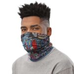 One Piece Pirates Jolly Roger Logo Collage Neck Gaiter
