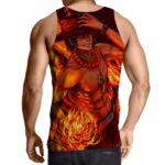 One Piece Portgas D Ace Fire Fist Power Trending Design Tank Top