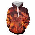 One Piece Portgas D. Ace Fire Fist Power Trending Design Hoodie