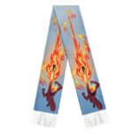 One Piece Sanji Flame Kick Artwork Epic Wool Muffler