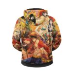 One Piece Series Pirate Characters Stunning Zip Hoodie Jacket