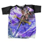 One Piece Shichibukai Mihawk Hawk Eyes Swordman Legend Full Print T-Shirt