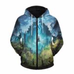 One Piece Sky Lord Enel Skypiea Arc Epic Zip Up Hoodie