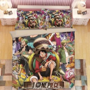 One Piece Stampede Delta Island Pirate Festival Bedding Set