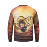 One Piece Straw Hat Luffy Gum-Gum Devil Fruit Sweater