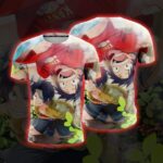 One Piece Straw Hat Luffy Playing With Portgas D Ace T-Shirt